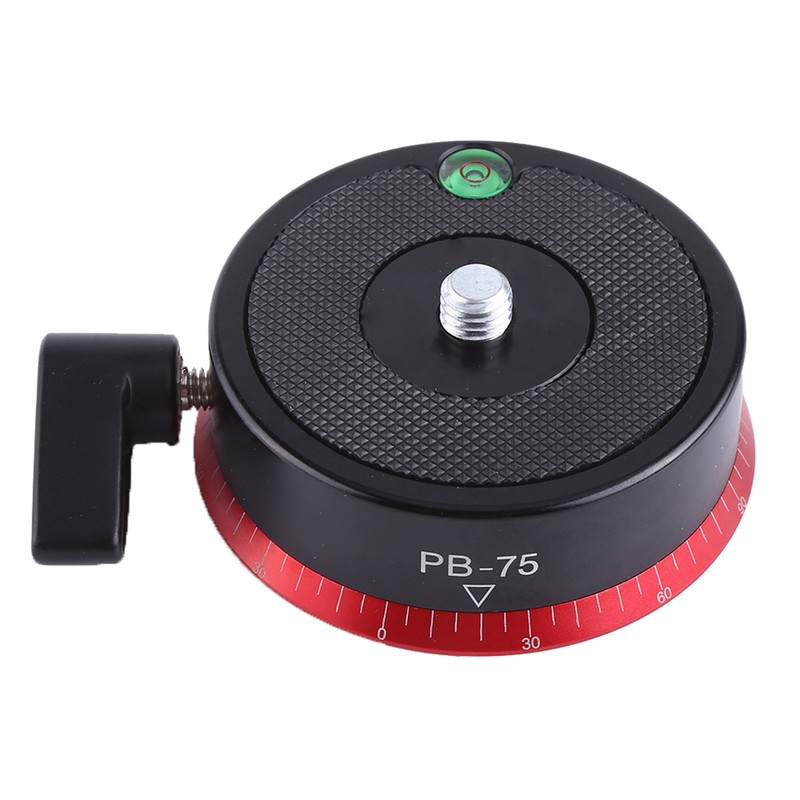 Aluminum Alloy Panorama Ball Tripod Head With Bubble Level and
