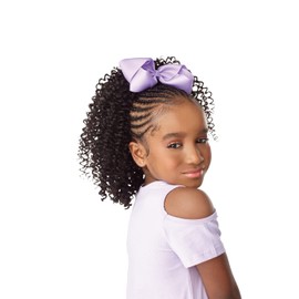 Sensationnel Lulu Mini Kids 2X Crochet Braid - BUBBLE CURL 10" (Color:T1B/BG)