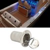 Boat Filler Right Angle Clamshell 316 Stainless Steel Hardware for