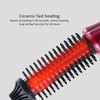 Hot Comb, Electric Folding Curling Iron, Long Handle Portable Comb