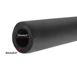 GKYZBB City Pipe Insulation Foam Tube 1.8m Foam tubing Protector of air Conditioning Pipe (25mmx9mm)