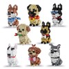 TwoBrain Micro Mini Blocks 8-in-1 Dog Toy Set, 1616 Piece