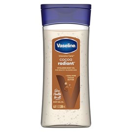 Vaseline - Aceite Corporal en Gel Cocoa Radiant (200 ml), Hidratación Profunda con Brillo Natural, Enriquecido con Cacao Puro