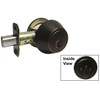 2-set Dark Oil Rubbed Bronze Entry Entrance Levers with Matching