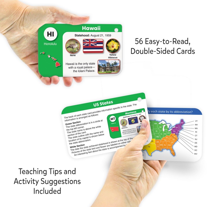 Edupress US States Flash Cards (EP62099)