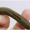 VOANZO 15Pcs Soft Plastic Fishing Lures Grub Baits Hook Tackle