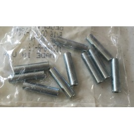 Unbranded [10 Pack] 5/16” OD 1 1/4” Long Zinc Plated Brass Unthreaded Spacers For #6 Screw