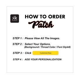 Custom Embroidered Name Tag Oval Patch Motorcycle Biker Sew On Patch