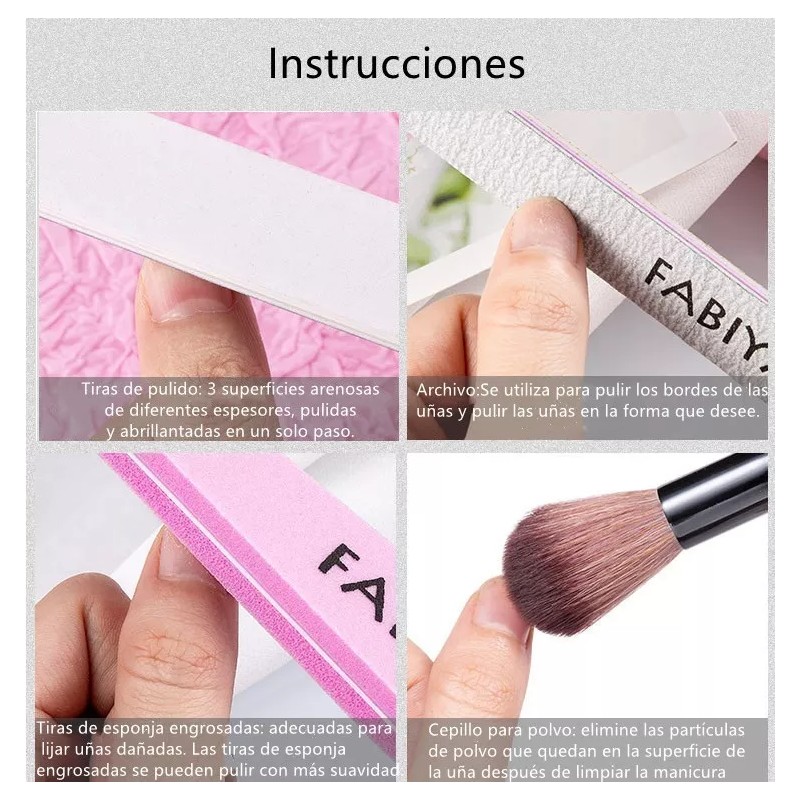 Dolores Kit De Cortauñas Manicure Herramientas De Corrección Uñas