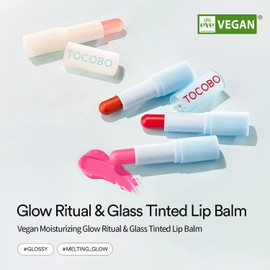 [TOCOBO] Glass Tinted Lip Balm 011 Flush Cherry