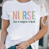 LBP Womens Nurse Shirt Nurse Leopard Print Tshirt Love Inspired