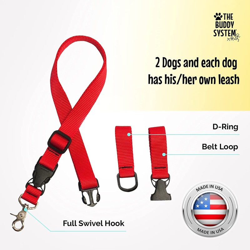 The Buddy System Accessories for Our Dog Leashes Made in