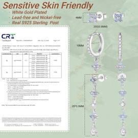 MACACHII Sterling Silver Earrings Set for Women, 14K Gold Plated Hypoallergenic Stud, Hoop & Dangle Jewellery – Dainty Flower Huggie, Cartilage & Tragus Stacks for Multiple Piercings