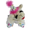 Multipet Pink Happy Birthday Mini Lamb Chop Dog Toy Small