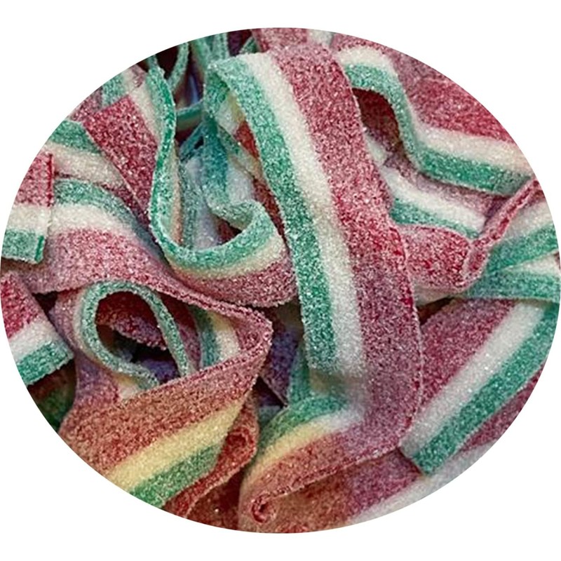 Smarty Stop Every Sour Belts Flavor Gummy Candy 1 Pound