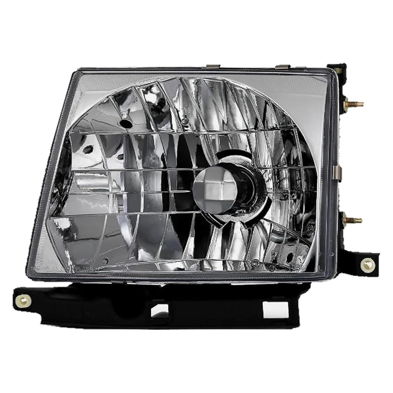 2Pcs Chrome Clear Headlight Assembly For 1997 1998 1999 2000