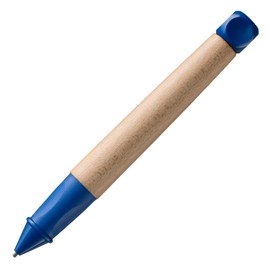 LAMY abc Set of Child-friendly Pencil 110 Maple Wood and Non-Slip Grip in Blue, Plastic Cap and Cube and 2 x Set of 6 Unbreakable Pencil Leads M 44, 1.4 mm B
