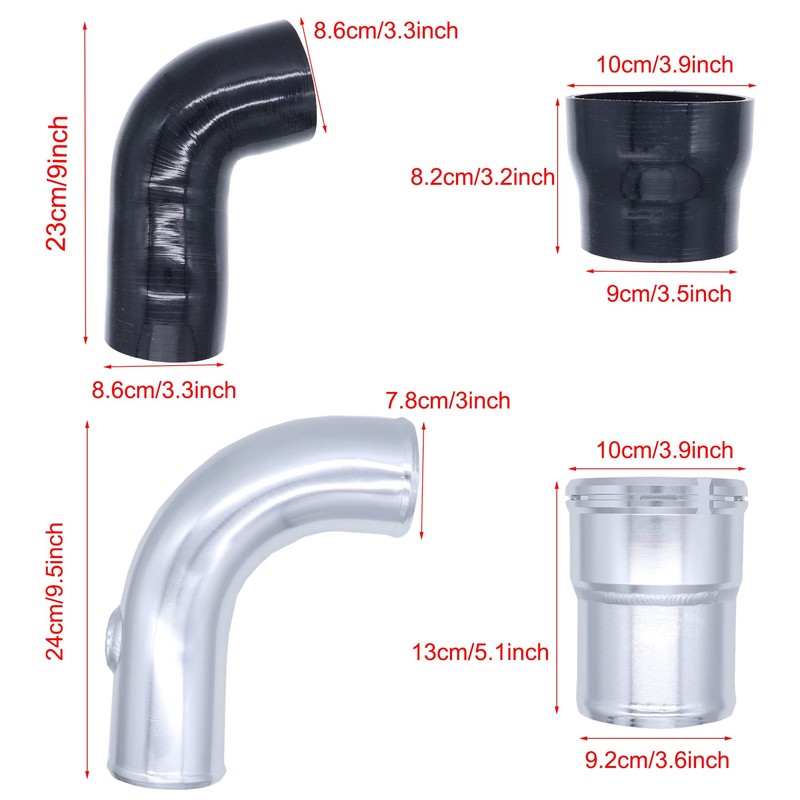 MOCW 3.5" Cold Side Intercooler Pipe Kit & Boot Upgrade