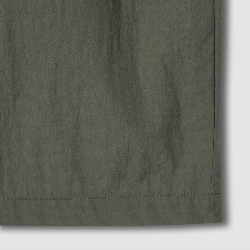 JAJU [JAJU] Women's Crisp Easy Banding Pants_Khaki