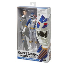 Power Rangers Lightning Collection Wild Force Lunar Wolf Ranger 15-Cm Premium Collectible Action Figure Toy Power Pop Art Packaging Variant