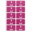 Smead AlphaZ ACCS Color-Coded Alphabetic Labels, Letter E, Purple, 100