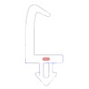 Upvc Anglian Door Window Centre Seal Match Weather Rubber Gasket