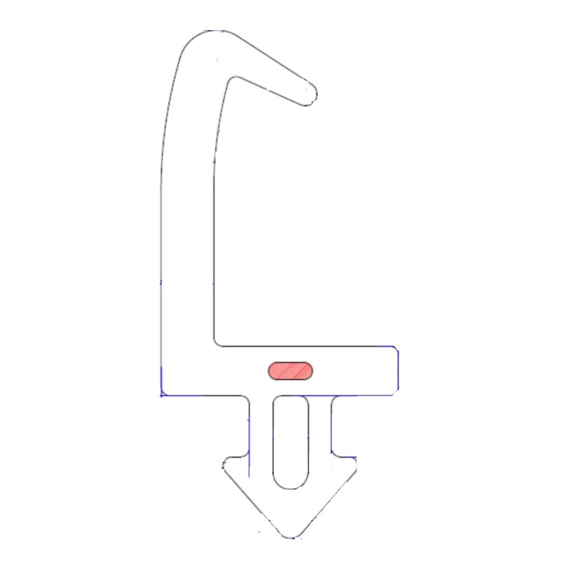 Upvc Anglian Door Window Centre Seal Match Weather Rubber Gasket