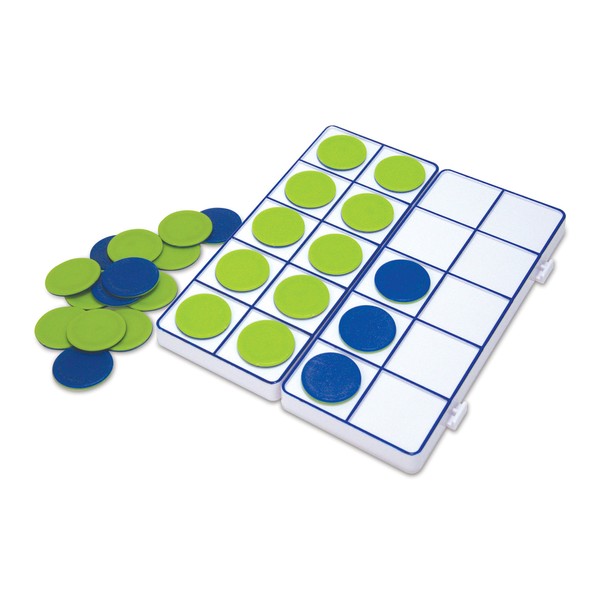 Learning Resources Connecting Ten-Frame Trays, 165 Pieces