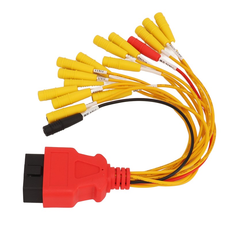 16 Pin Jumper Cable Safe Connection Female OBD Connector Diagnostic