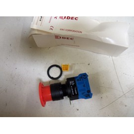 Idec HW1B-V4F11-R 22mm Emergency-Stop 1 N/O & 1 N/C contact