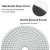Waies 9 PCS 7 Inch Diamond Polishing Pads Kit Wet/Dry