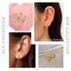 3 Pairs Gold Hoops Earrings for Women 14K Mini Gold