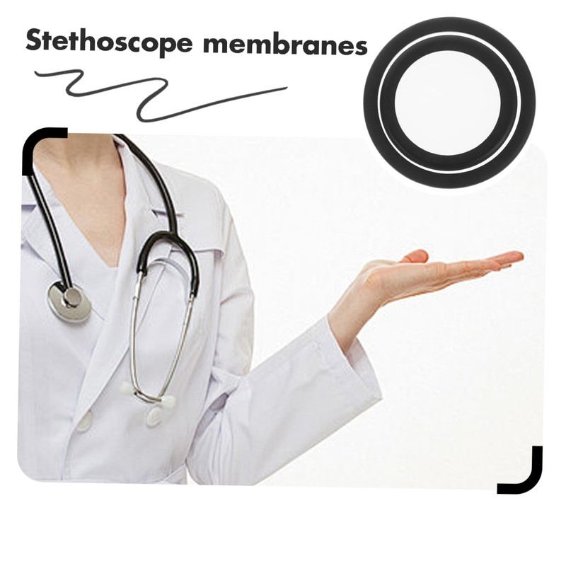 Ipetboom 2pcs Stethoscope Diaphragm Replacement Parts Floating Diaphragms for Pediatric