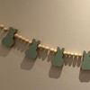 eBoutik - Cute Farmhouse Wooden Easter Bunny Garland Decorative Bunting