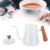Coffee Kettle Pour Over High Borosilicate Glass Heat Resistant Round