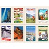 40 Vintage Travel Postcards with 40 Different Designs on the