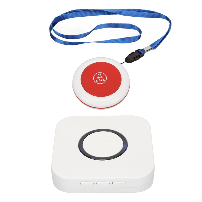 Wireless Caregiver Pager 4 Level Volume Waterproof SOS Alert Button