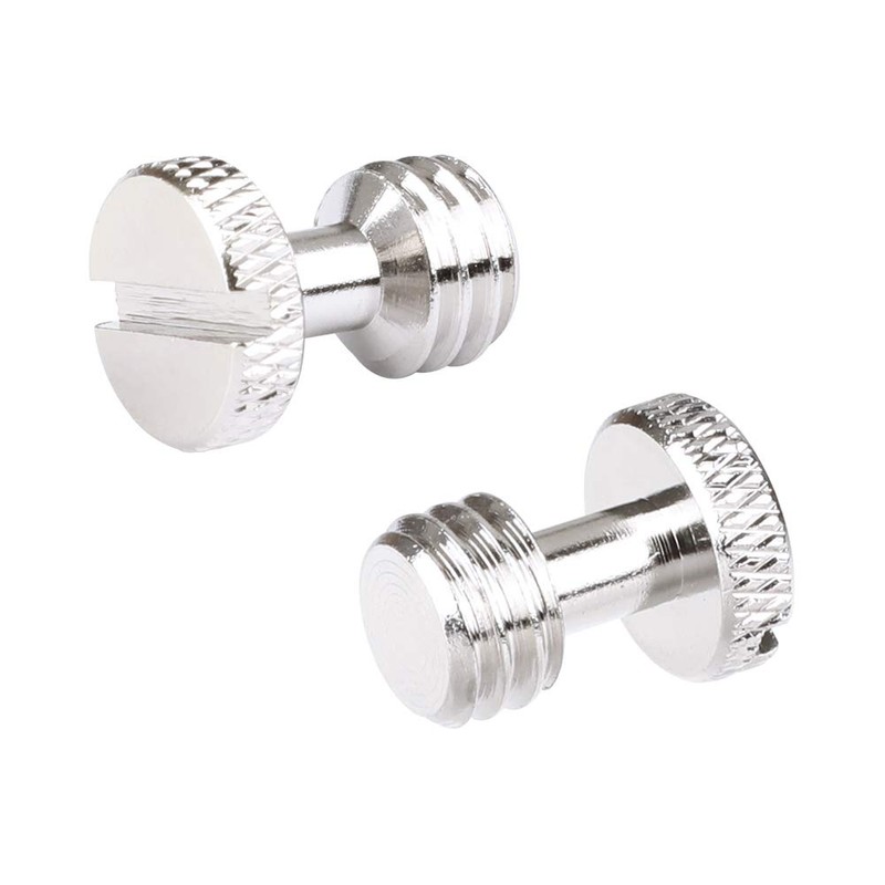 CAMVATE 3/8"-16 Slotted Screw for Camera Quick Release Plate (2