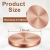 Otoolling 10 Pcs Copper Round Discs 1-1/4" Dia. x 1/8"