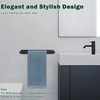 BathAce Self Adhesive Towel Bar, 16 Inch Square Towel Racks
