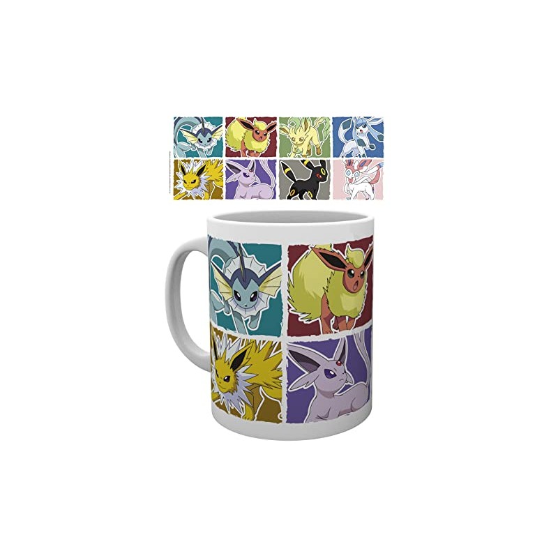 GB eye Tasse Pokémon - Evoli Evolution, MG1964, Weiß