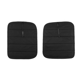 VANLUSIS Magnetic Insulated Rear Door Window Covers for 2015-2025 Ford Transit Van Medium and High Roof with NO Plastic Trim (Pair), Blackout Stealth Camping Window Sun Shade- Dark Gray