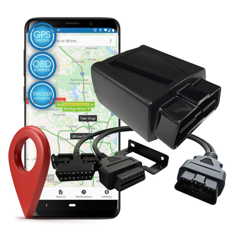 LoneStar Tracking OBD2 Y Cable - Wired GPS Tracker for