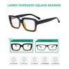 Eyekepper 4 Pack Stylish Reading Glasses Women - Oversized Square