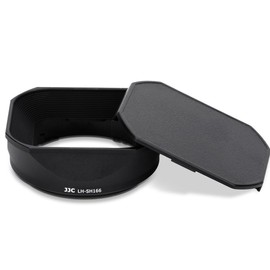 JJC Square Lens Hood with Cap for Sony FE 24mm f/2.8 G Lens & Sony FE 40mm f/2.5 G Lens & Sony FE 50mm f/2.5 G Lens - Replace Sony ALC-SH166, ALC-SH165 lens hood