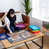 Tektalk Jigsaw Puzzle Board Portable Puzzle Mat with Puzzle Dustproof