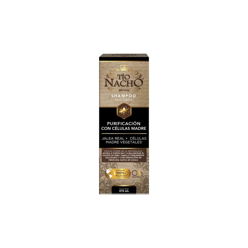 Tio Nacho Shampoo Células Madre Vegetales 415 Ml