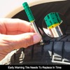 GODESON Tire Tread Depth Gauge,Two-Sided Smart Color Coded Tire Tread