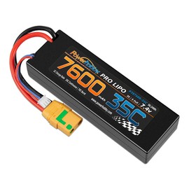 Powerhobby 2s 7.4v 7600mah 35c Lipo Battery w XT90 Plug 2-Cell Fits : Arrma Kraton Nero Tyhpon Senton Tailon Outcast FAZON