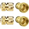 Hydrogarden Garden Hose Fitting Set,Universal Kitchen Mixer Tap Hose Connector